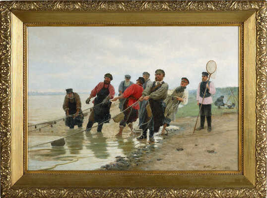 Галкин Илья Саввич. Рыбаки на Волхове